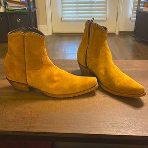 Men Tan brown Cowboy Boots